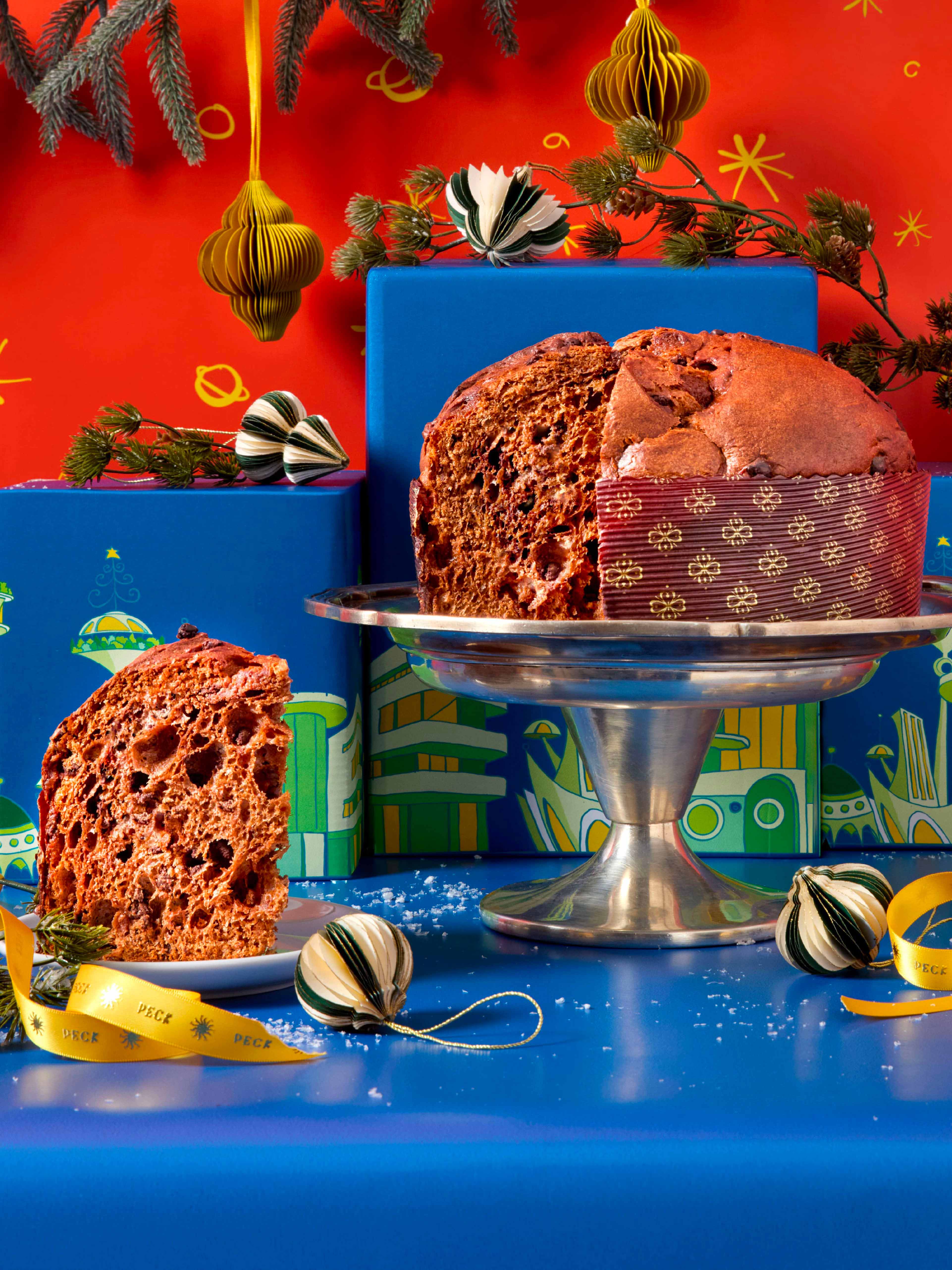 PANETTONE CIOCCOLATO E ALBICOCCA